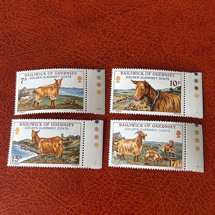 Guernsey 1980 MINT MNH SG 217-220 Golden Goats Set Mint Traffic Lights ExCon