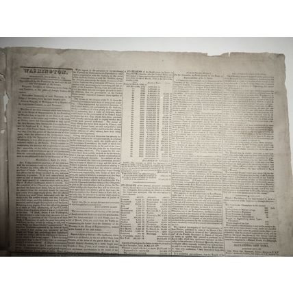 DAILY NATIONAL JOURNAL December 29, 1824 - Thomas Jefferson letter, etc.