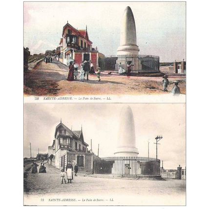 76 - Saint Adresse - le pain de sucre - 2 cartes postales