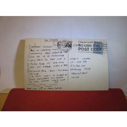 multiview, BLACKPOOL, LANCASHIRE. used postcard 1985 pm by Bamforth =