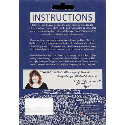 Tattered Lace Die Set. Die Cutting Cardmaking Scrapbooking Crafts
