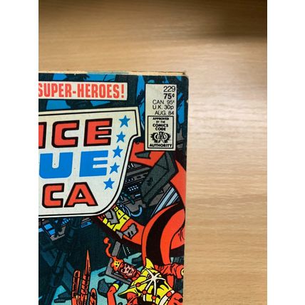 DC COMICS JUSTICE LEAGUE OF AMERICA #229 AUG 1984 (VFN+) COMIC (LL)
