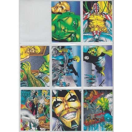 1992 The Savage Dragon Trading Cards 65-72 Erik Larson Comic Images