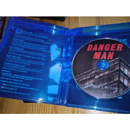 Patrick McGoohan THE PRISONER Blu Ray IMPRINT boxset+book DANGERMAN 007 dvd BOND