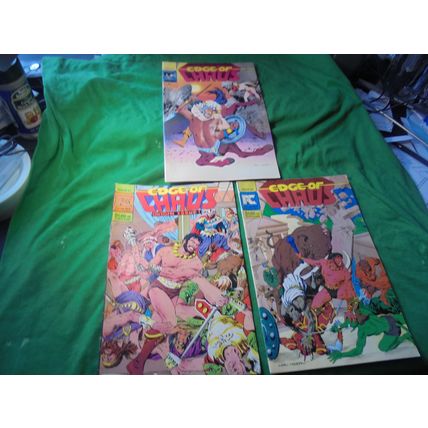 Gray Morrow! EDGE OF CHAOS! 1-3 FULL SET! Greek gods in Sci-Fi format! $20.00 S
