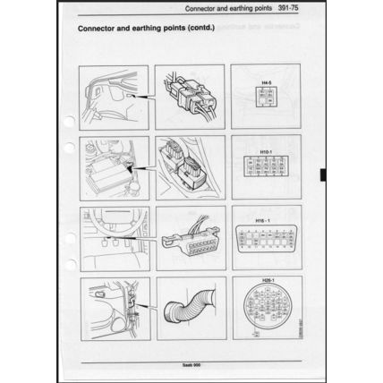 Saab 900 Electrical System Workshop Manual 1994 199321103 PDF