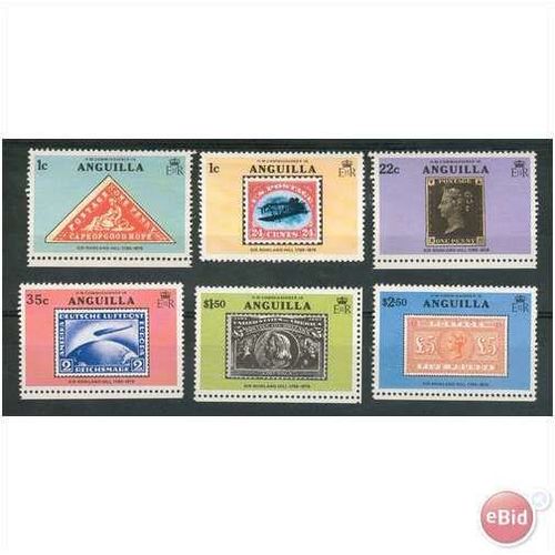 Anguilla stamps 1979 - SG 358-363 Sir Rowland Hill Commemoratives
