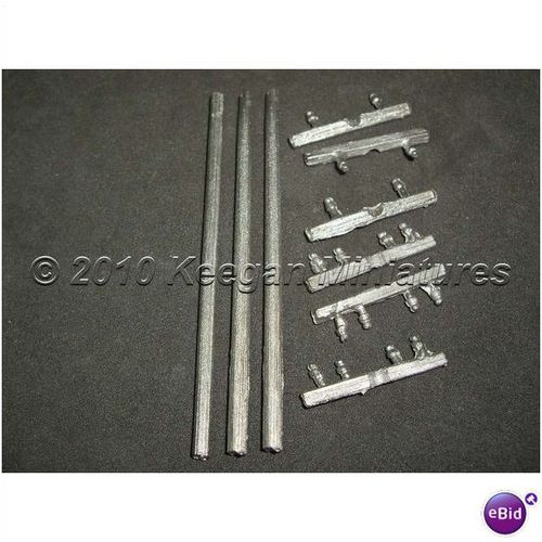 1/72 20mm Telegraph Poles 6 Cross Members FW01