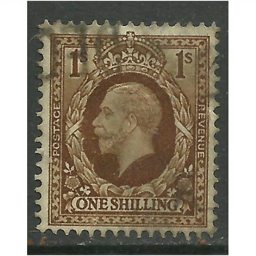 GB 1936 KGV 1/-d Bistre Brown SG 449 (E367