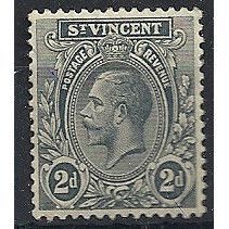 St Vincent 1922 SG133 2d Grey Mounted Mint ...
