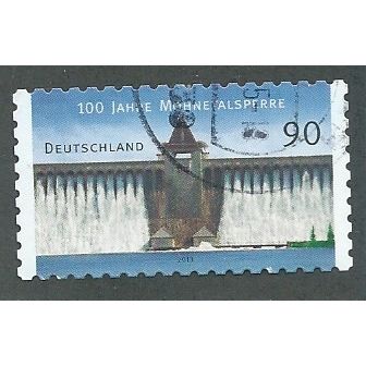 GER 2013 €0.90 (S/A) 'MOHNESEE DAM' FINE USED (EBID38-688)