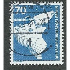 BERLIN -1975 70pf 'INDUSTRY AND TECHNOLOGY' FINE USED (EBID47-824b)