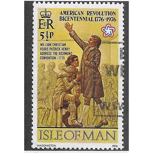 IOM 1976 5.5P 'AMERICA BICENTENNIAL' FINE USED (EBID54-740)