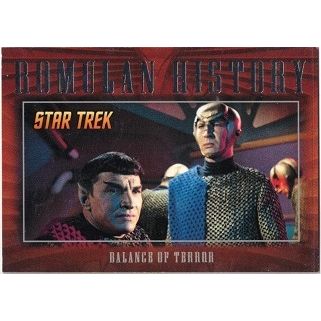 STAR TREK ' NEMESIS ' ROMULAN HISTORY card # R1 (2002)