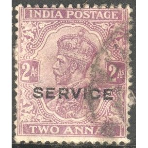 India 1912 - SG O84 KGV 2a mauve (Service) - used 15