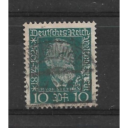 Germany.SG380 10pf Dr. von Stephan (Green).Fine Used.Nov21