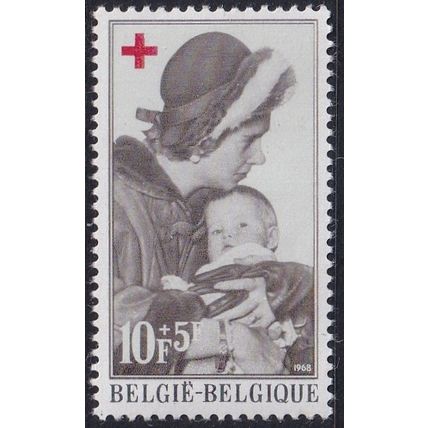Belgium 1968 SG 2077 UMM - Red Cross/Royalty (C-075-06)