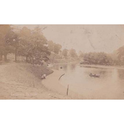 Eastville Park Gloucestershire Vintage Real Photo Postcard