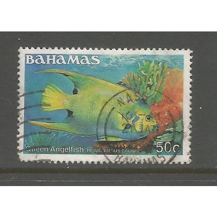 Bahamas 1986 Fish 50c (no date), used. SG767A