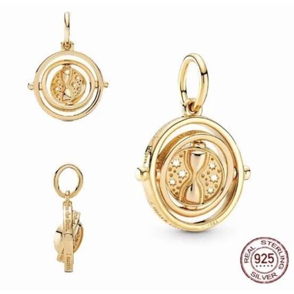 Genuine 925 Silver Time Turner charm comes with a lovely cute velvet bag Hogwart