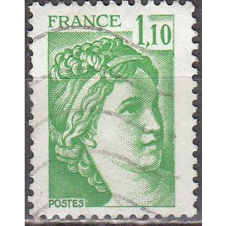 France 1979 Michel 2171AV O Cote (2008) 0.30 € Sabine de Gandon