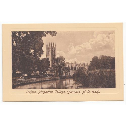 Magdalen College Oxford Postcard 26823