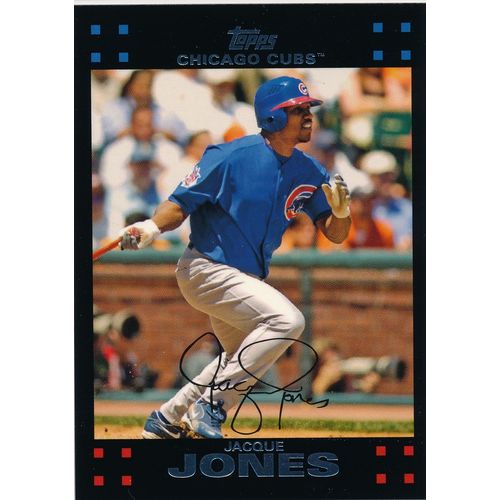 2007 Topps Baseball 398 Jacque Jones Chicago Cubs