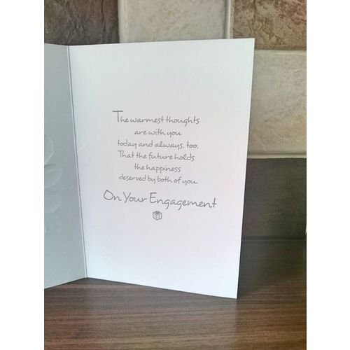 Engagement Card - Warm Wishes On Your Engagement