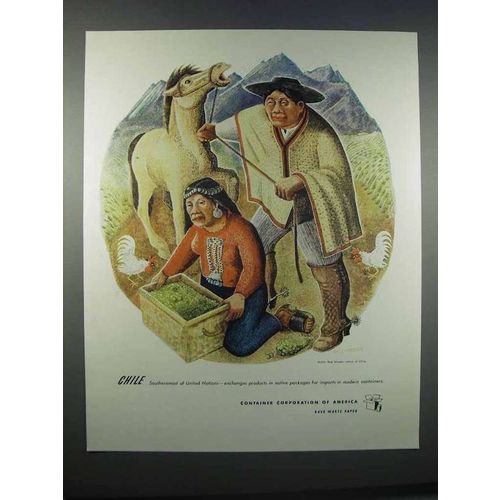 1946 Container Corporation of America Ad - Reg Massie