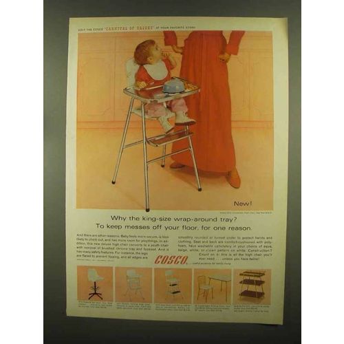 1965 Cosco Model 10-D Convertible High Chair Ad