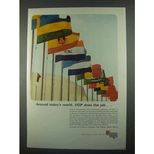 1967 UOP Universal Oil Products Ad - Today's World