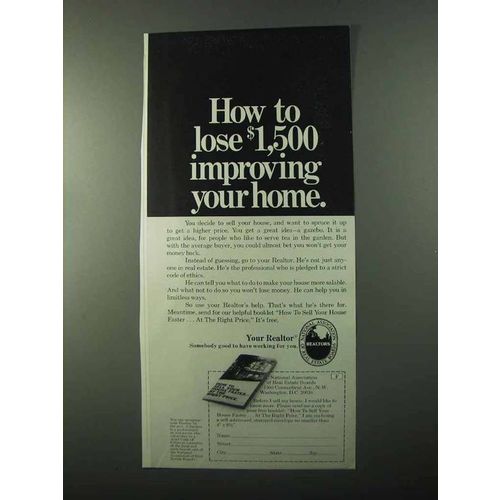 1971 National Association of Real Estate Boards Ad