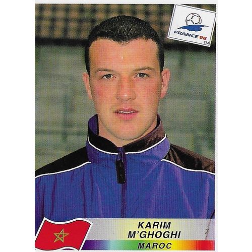 Panini's FIFA World Cup France 1998 Stickers: No.59 - M'Ghoghi