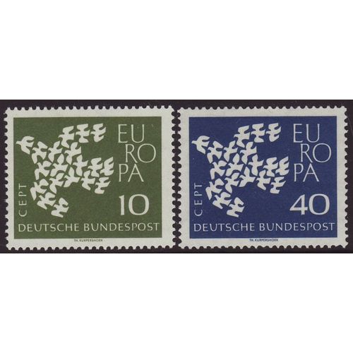 Germany 1961 SG 1281-2 UMM - Europa/CEPT (G-108)