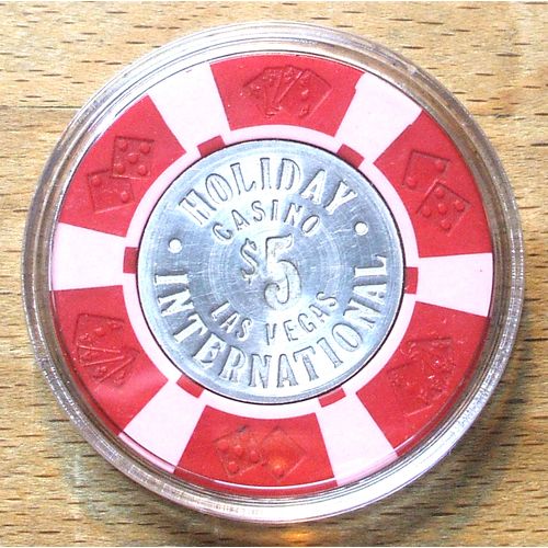 Holiday International $5. CASINO CHIP - 1977 - Las Vegas, Nevada