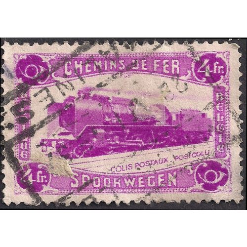 BELGIUM, RAIL, Parcel, Locomotive, violet 1934, 4F