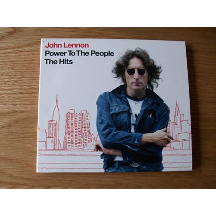 John Lennon POWER TO THE PEOPLE THE HITS CD DVD 2010 EMI **GC**