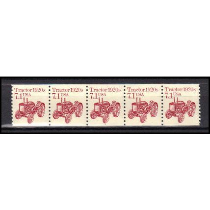 2127 7.1c Tractor Very Fine MNH Dry Gum PNC 1/5 X0714