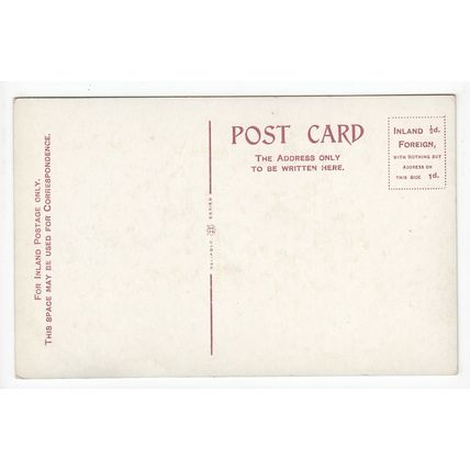 Lodore Falls Waterfall near Keswick Cumbria Moonlight Postcard Reliable Series
