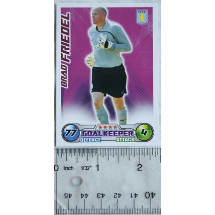 2008/09 Topps Match Attax Trading Card - Brad Friedel, Aston Villa