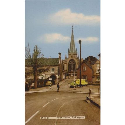 Parish Church Buckingham Postcard