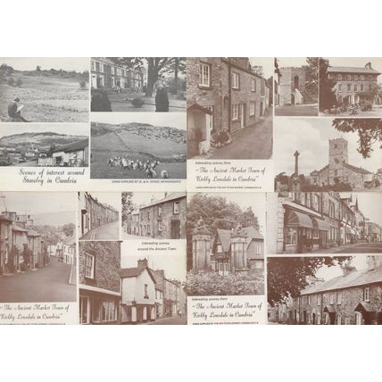 Ancient Market Town Of Kirkby Lonsdale 4x Cumbria Postcard s