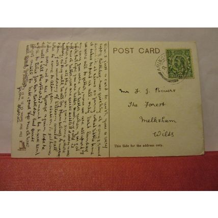 BRISTOL CATHEDRAL. used antique postcard 1912 pm =