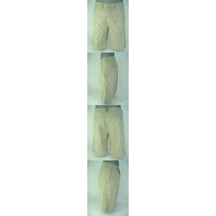 New Mens 31 Quiksilver John Thomas Khaki Long Cargo Dress Chino Shorts MSRP $46