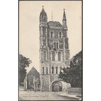 New Romney Church, Kent, c.1901-10 - Postcard