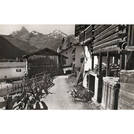 Wiesen Albula Tinzenhorn Piz Michel Switzerland RPC Postcard