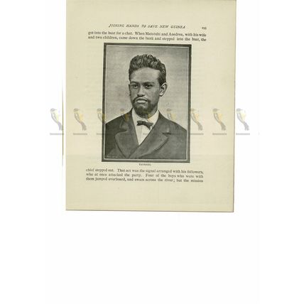 Tauraki, Papua New Guinea, Book Illustration (Print), 1894