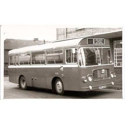 Black & White Photograph of London Country Bus Services Ltd. - SPK 120M