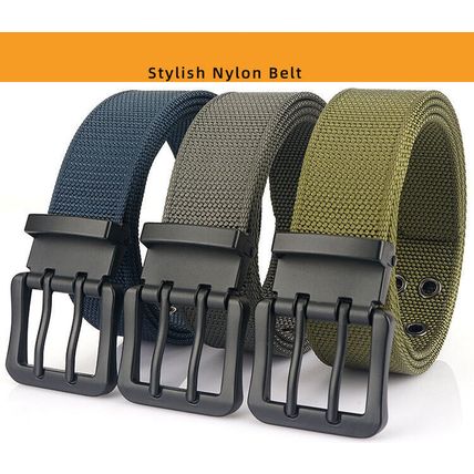 Durable sturdy men's nylon belt Fashionable youth casual quick-dry belt