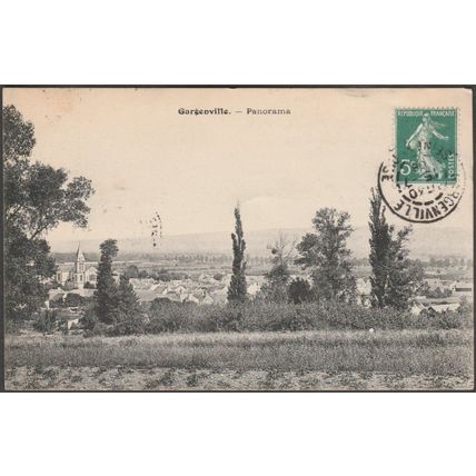 Panorama, Gargenville, 1908 - Coll CPA